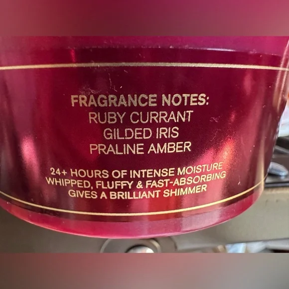 Bath & Body Works Luminous Glowtion Body Butter - Red New 6.5 oz - Picture 2 of 6